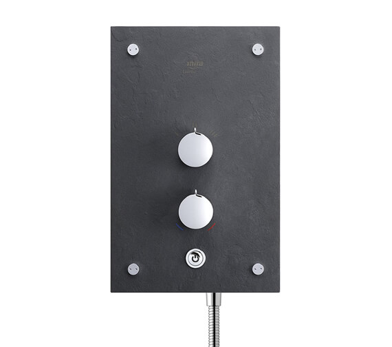 Mira Galena 9.8kW Thermostatic Electric Shower Slate Effect With Kit