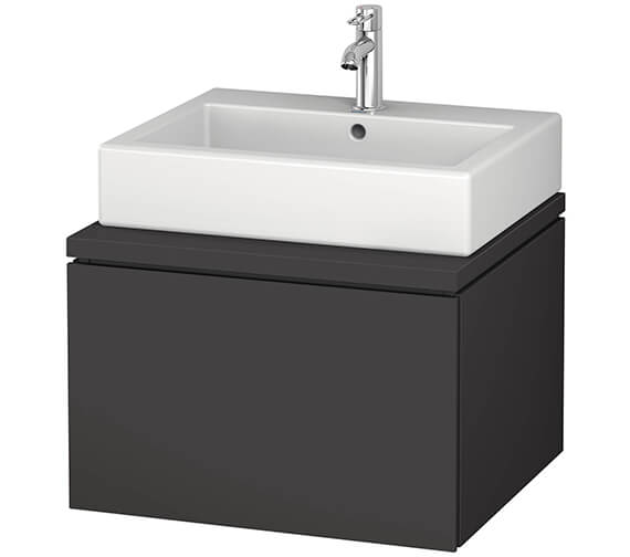 Duravit L-Cube 620mm Single Drawer Wall Hung Vanity Unit For Console
