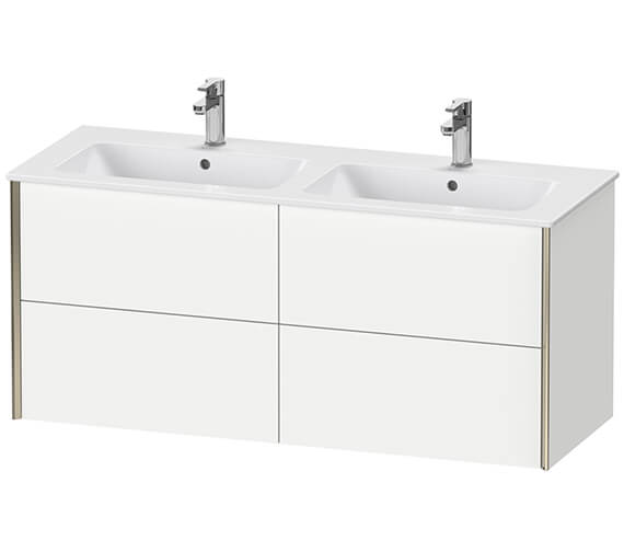 Duravit XViu 4 Drawers Wall-Mounted 1280mm Vanity Unit For ME By Starck Basin