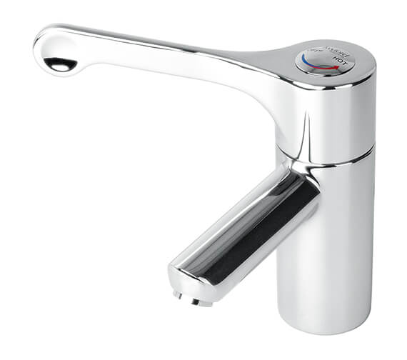 Twyford Sola Thermostatic Single Lever Chrome Basin Mixer Tap