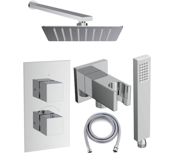 Saneux Tooga 2 Outlet Thermostatic Valve With Shower Kit
