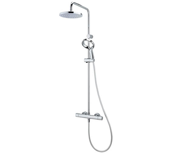 Methven Aurajet Aio Cool To Touch Chrome Bar Shower With Diverter