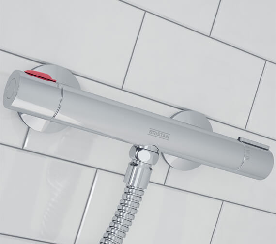 Bristan Zing Basic Cool Touch Chrome Bar Mixer Valve With Kit