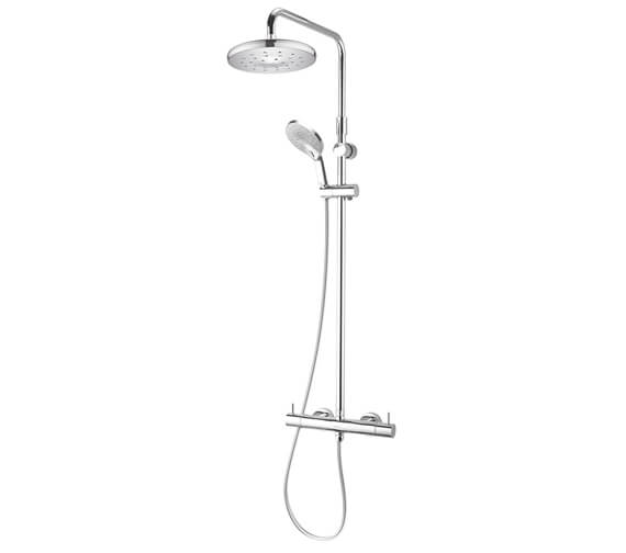 Methven Kaha Cool To Touch Chrome Thermostatic Bar Shower Valve With Diverter