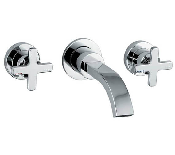 Abode Serenitie Wall Mounted 3Th Basin Mixer Tap