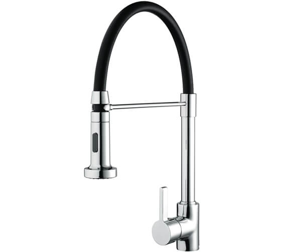 Bristan Liquorice Chrome Sink Mixer Tap With Pull Out Hose
