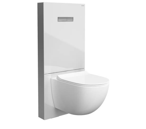 VitrA Vitrus Glass WC Frame And Concealed Cistern