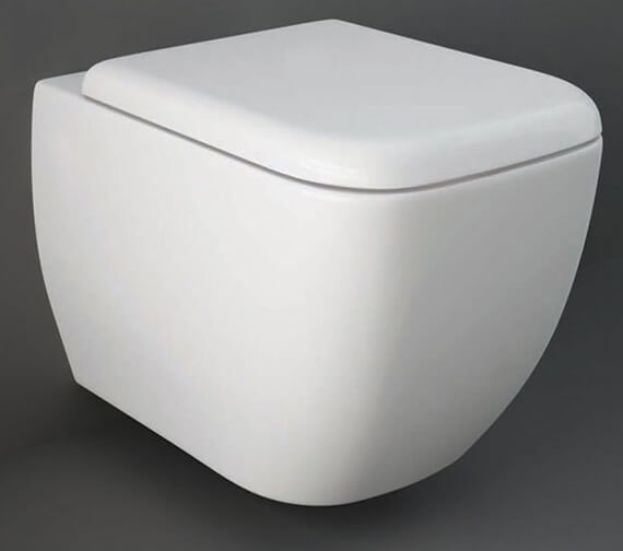 Rak Metropolitan Wall Hung Wc Pan With Soft Close Seat 525mm - Rak Wall Hung Toilet Fitting Instructions