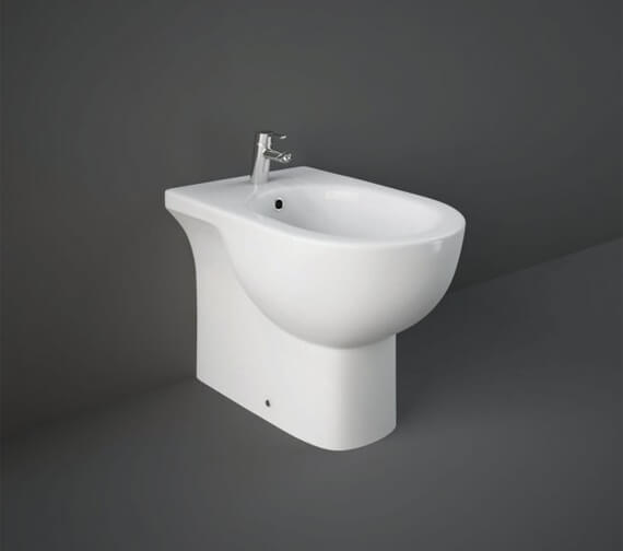 RAK Tonique 360mm Wide Back To Wall White Bidet 550mm Projection