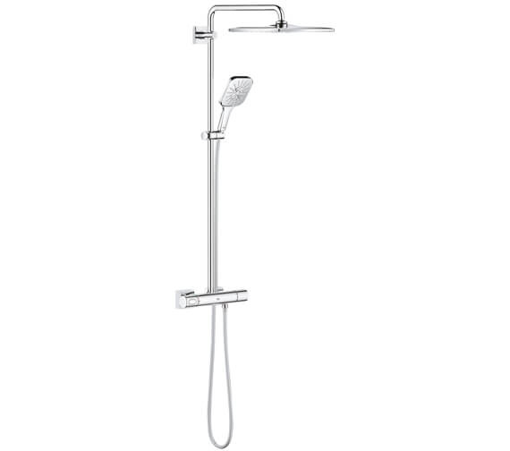 Grohe Rainshower 310 SmartActive Cube Chrome Shower System With Thermostat