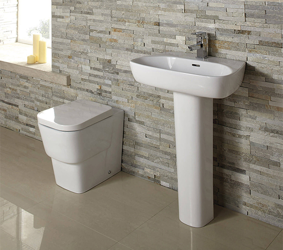 Aqua Edition Cubix Back To Wall Toilet With Soft Close Seat