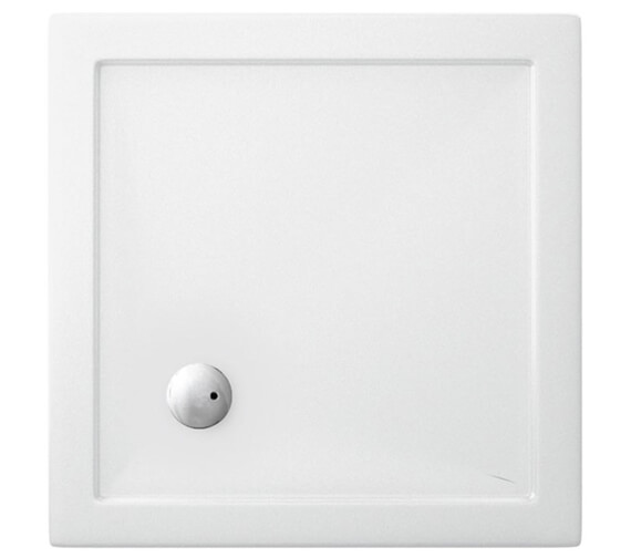 Crosswater Square Low Profile White Shower Tray