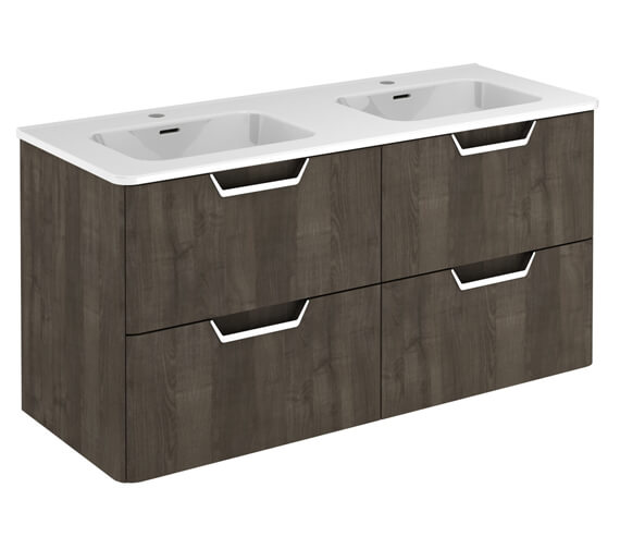 Royo Life 1200mm Wall Hung Furniture Unit With Double Basin