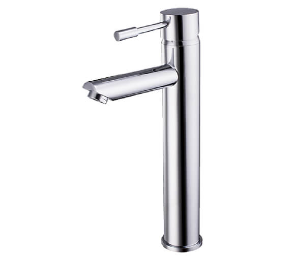 Nuie Series 2 Deck Mounted High Rise Basin Mixer Tap Chrome