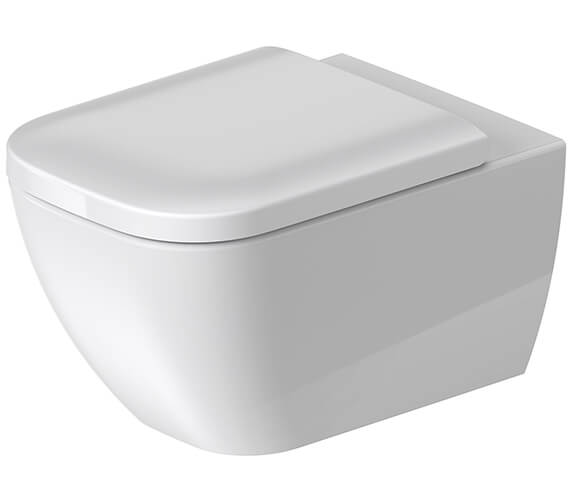 Duravit Happy D.2 365 x 540mm Wall Mounted Rimless Toilet