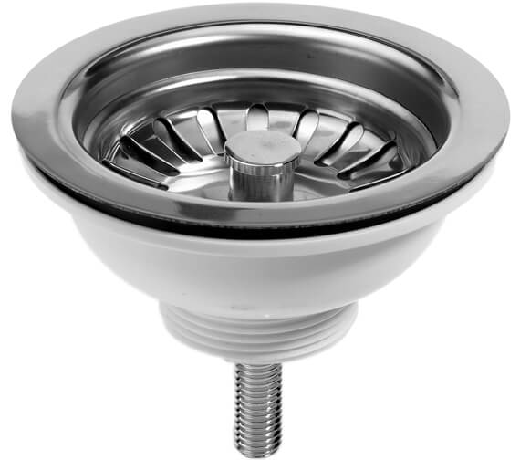 Tre Mercati Basket Chrome Strainer Waste Without Overflow - 704A