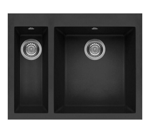Reginox Quadra 150 Inset 1.5 Bowl Granite Kitchen Sink With Tap Wing
