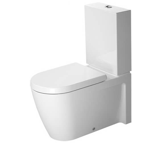 Duravit Starck 2 370 x 725mm White Close Coupled Toilet With Cistern
