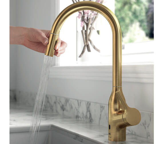 Clearwater Amelio Sensor Pull Out Kitchen Tap