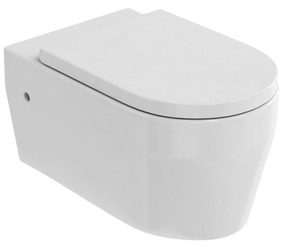 Britton Stadium White Finish Wall Hung Wc Pan With Seat