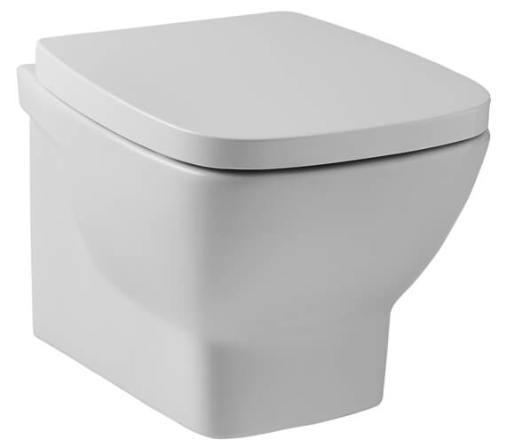 Kartell K-Vit Evoque 525mm White Wall Hung Pan With Seat