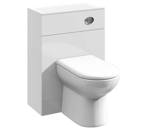 Nuie Mayford 766mm High Back-To-Wall WC Furniture Unit White