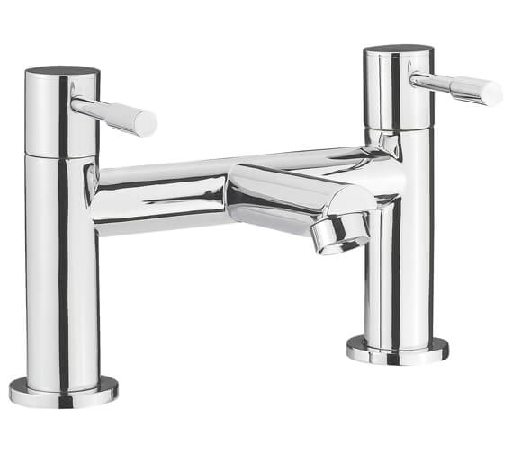 Nuie Series 2 Deck Mounted Chrome Bath Shower Mixer Tap