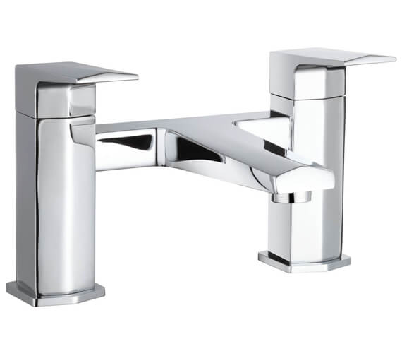 Hudson Reed Hardy Deck Mounted Bath Shower Mixer Tap Chrome