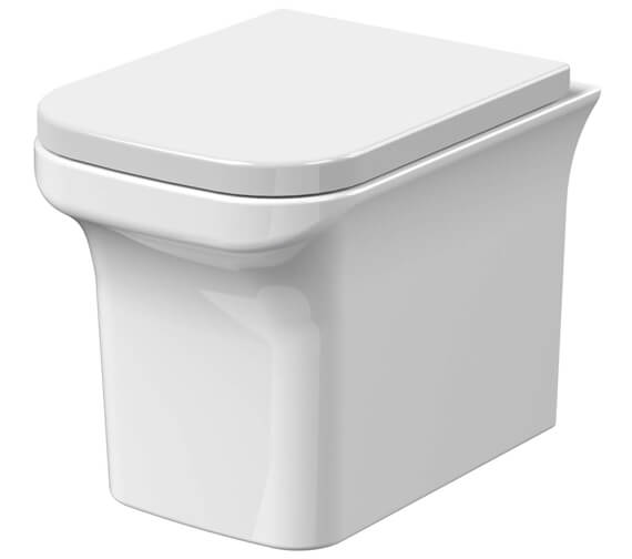 Nuie Ava Wall Hung White WC Pan And Seat