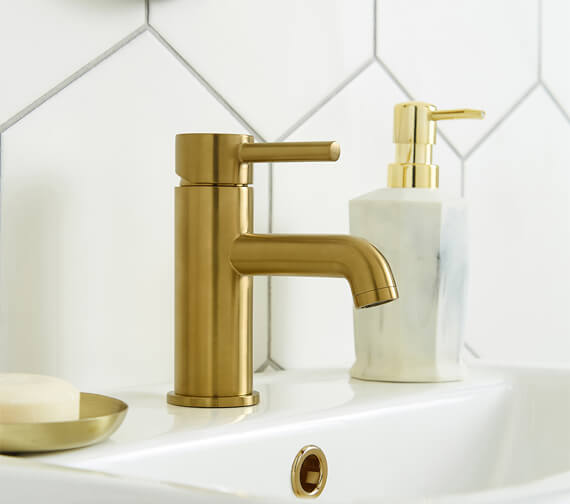 Kartell K-Vit Ottone Brass Mono Basin Mixer Tap