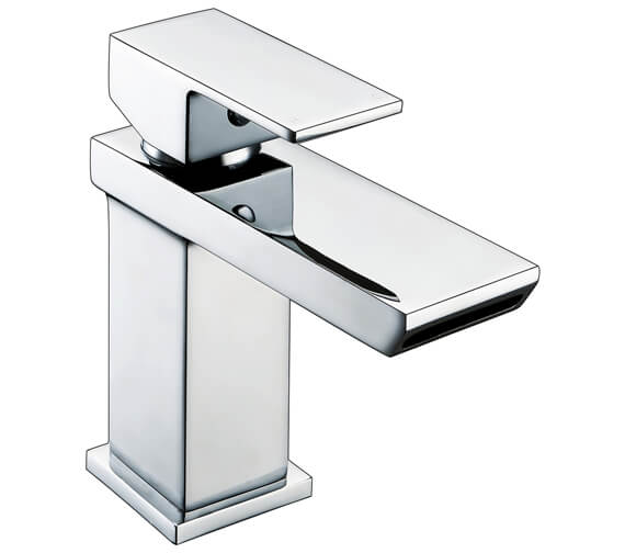 AquaFlow Misto Waterfall Basin Mixer Tap With Click Clack Waste