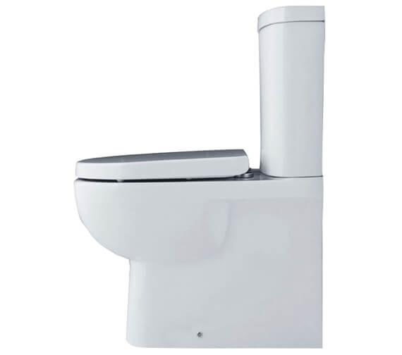 Essential Lily Top-Quality White Close Coupled BTW Pan And Cistern