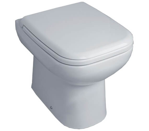 Essential Violet Back To Wall White WC Pan With Soft Close Seat