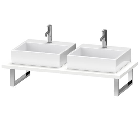 Duravit Brioso 480mm Depth 2 Cut-Out Console For Above Counter Basin And Countertop Basin Compact