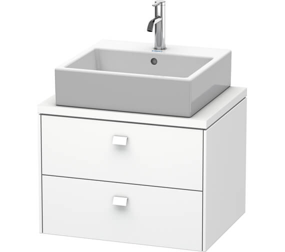 Duravit Brioso Wall Mounted 2 Drawer Vanity Unit For Console Compact