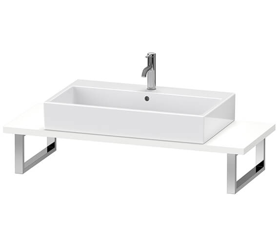 Duravit Brioso 550mm Depth 1 Cut-Out Console For Above Counter Basin And Countertop Basin