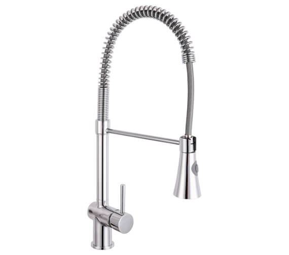 Nuie Pull Out Rinser Kitchen Sink Mixer Tap Chrome