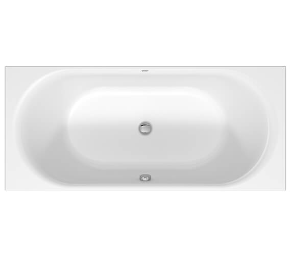 Duravit D-Neo 1800mm x 800mm Rectangular Double Ended Bathtub With Support Feet
