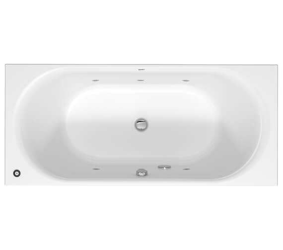 Duravit D-Neo Jet System 1800mm x 800mm Double Ended Bath Tub