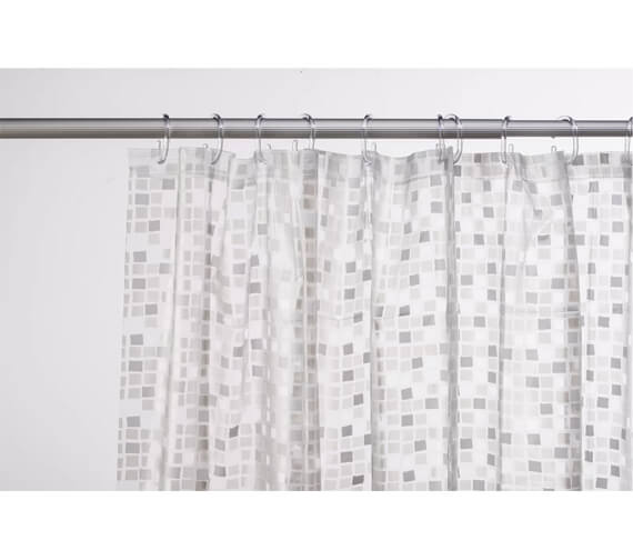 Croydex Mosaic PVC Shower Bath Curtain