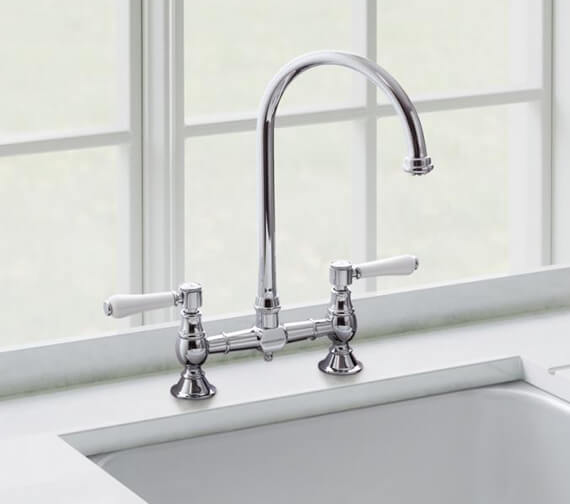 Rangemaster Belfast Traditional Bridge Kitchen Sink Mixer Tap | TBL1CM/