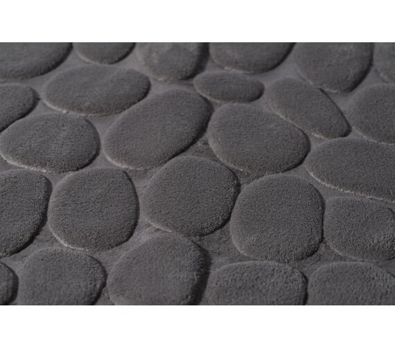 Croydex 800 x 500mm Pebble Memory Foam Bath Mat AN700131