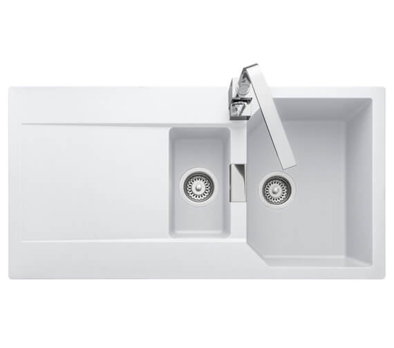 Rangemaster Mayon 1000 x 510mm Igneous Granite 1.5 Bowl Inset Sink