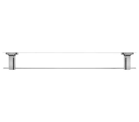 Croydex Shoreditch 670mm Flexi-Fix Single Bar Chrome Towel Rail