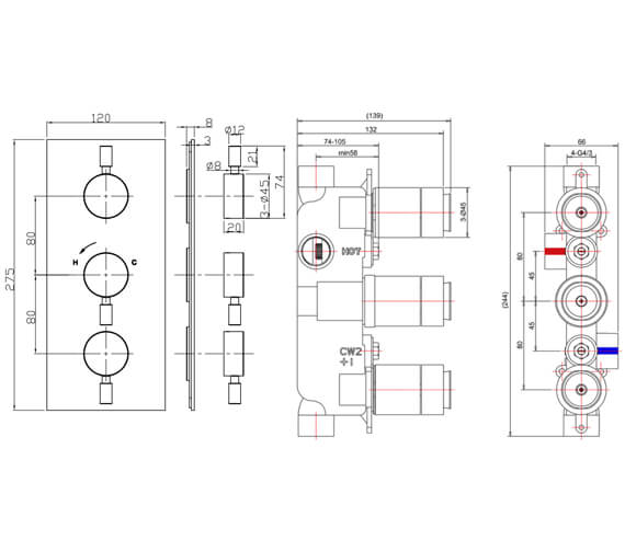 Technical drawing QS-V104665 / DE1000LBPC|WLBP1000RC+