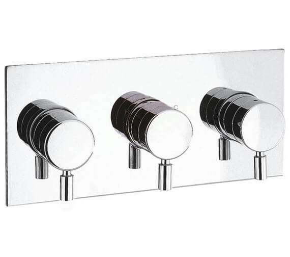 Alternate image of Crosswater Design Chrome Thermostatic Shower Valve With Body