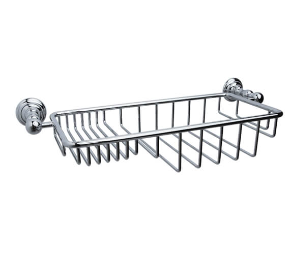 Imperial Richmond Wall Mounted Chrome Shower Tidy 400 x 60mm