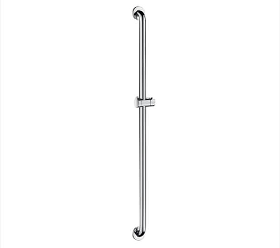 Delabie Vertical 1150mm Grab Bar With Sliding Shower Head Holder
