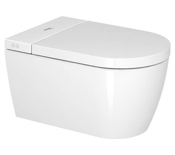 Duravit SensoWash Starck F Plus 378 x 575mm HygieneGlaze Rimless Compact Toilet