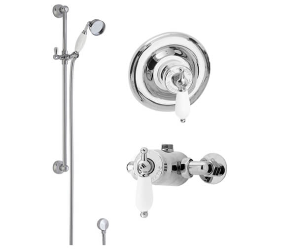 Nuie Beaumont Sequential Chrome Valve And Traditional Slider Rail Kit